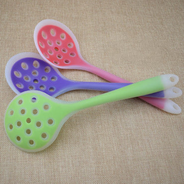Benson Solid Silicone Slotted Spoon, 28 x 8.5 cm - Image 2