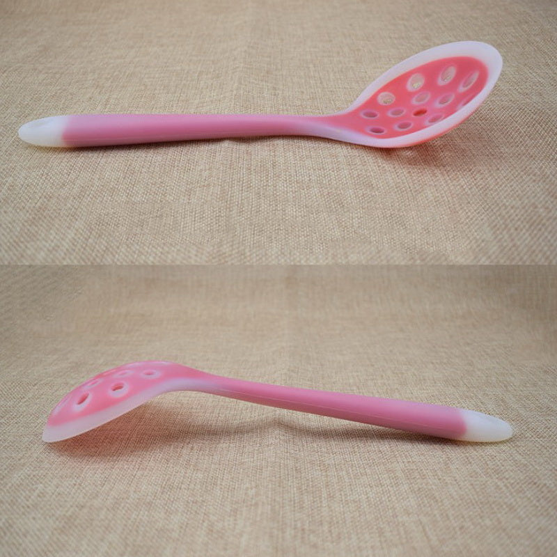 Benson Solid Silicone Slotted Spoon, 28 x 8.5 cm - Image 4
