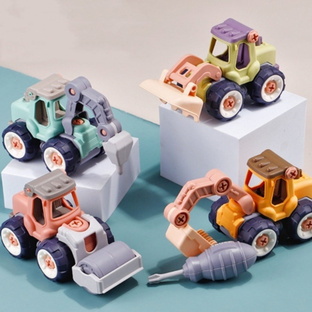 BeiDiOu 935 Construction Vehicle Set, 4 pcs