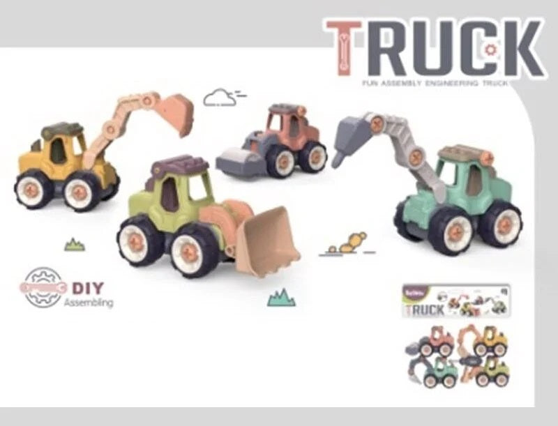 BeiDiOu 935 Construction Vehicle Set, 4 pcs - Image 2