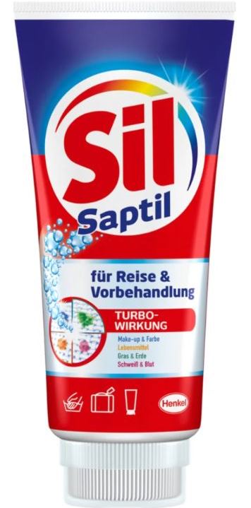Sil Saptil Stain Remover with Brush, 200 mL