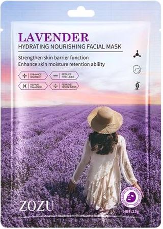 Zozu Lavender Facial Sheet Mask, 25 g