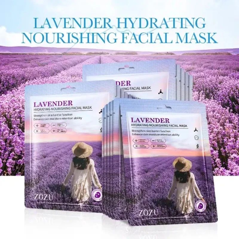 Zozu Lavender Facial Sheet Mask, 25 g - Image 2
