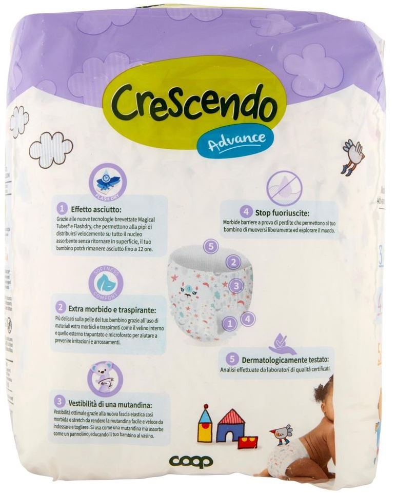 Crescendo Size 4 Baby Pull-Up Diaper Pants, 8-15 kg, 19 pcs - Image 3