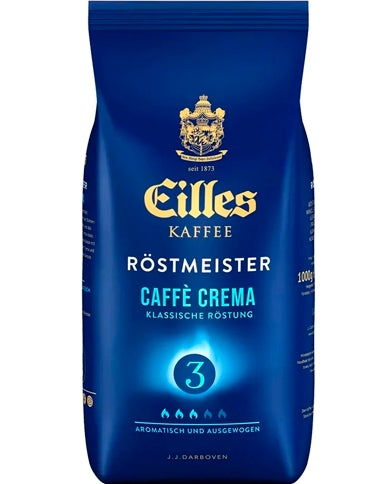 J.J. Darboven Eilles Caffè Crema Whole Bean Coffee, 1 kg
