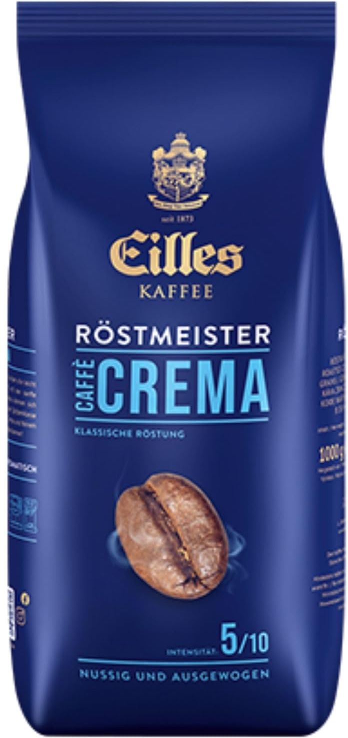 J.J. Darboven Eilles Caffè Crema Whole Bean Coffee, 1 kg - Image 2