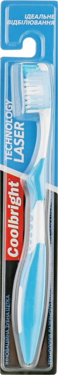 Coolbright Laser Technology Perfect Whitening Medium Blue Toothbrush