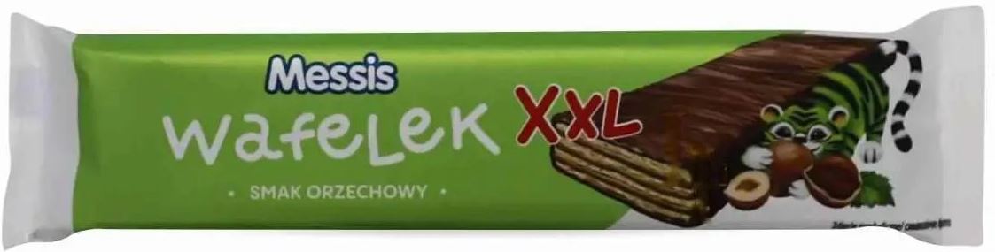 Messis XXL Nut-Flavored Waffle, 50 g