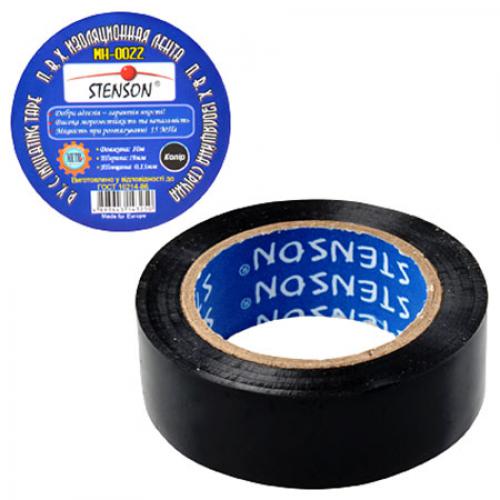 Stenson Black Electrical Tape, 10 m