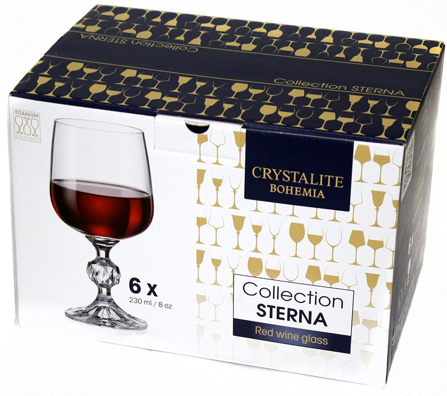 Bohemia Sterna Wine Glass Set, 6 x 230 mL - Image 3