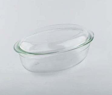 Vittora VT-6240 Oval Glass Baking Dish with Lid, 33 x 20 x 13 cm, 4 L - Image 2