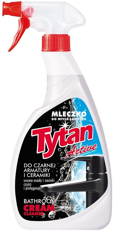 Tytan Spray Black Bathroom Fixture Cream Cleaner Spray, 500 mL