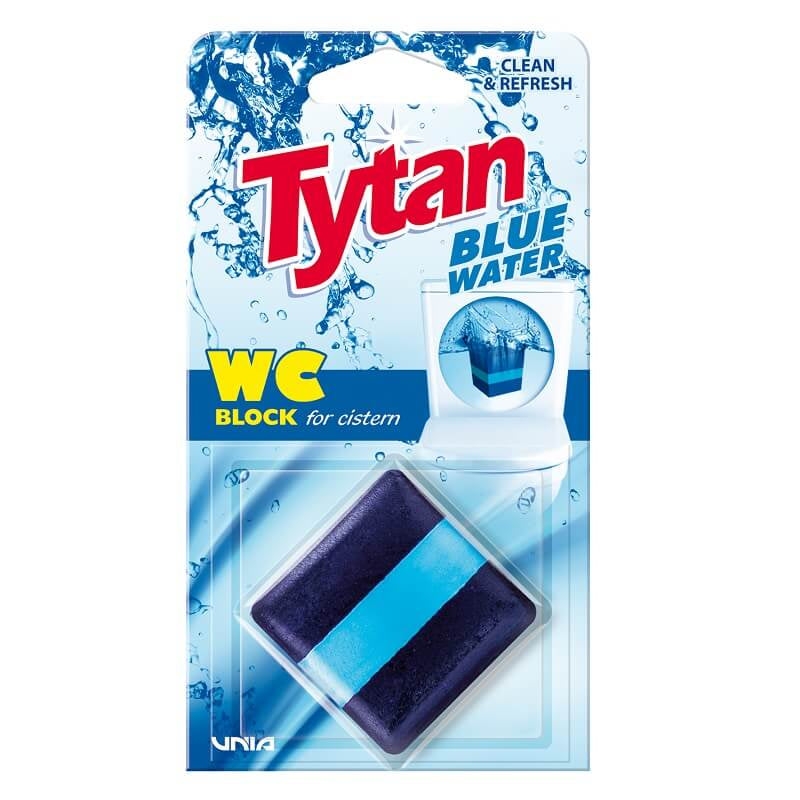 Tytan Blue Water Toilet Cistern Tablet, 50 g