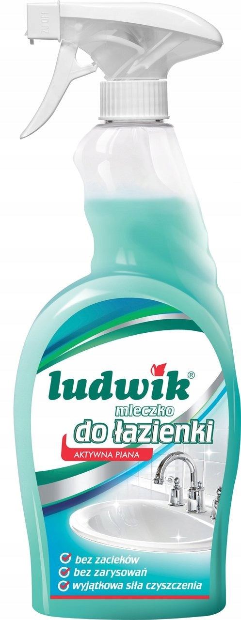Ludwik Cream Bathroom Cleaner Spray, 750 mL