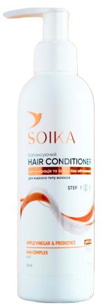 Soika Balancing Hair Conditioner for Regeneration & Weightless Shine, 200 mL