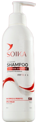 Soika Deep-Cleansing Toning Shampoo, 300 mL