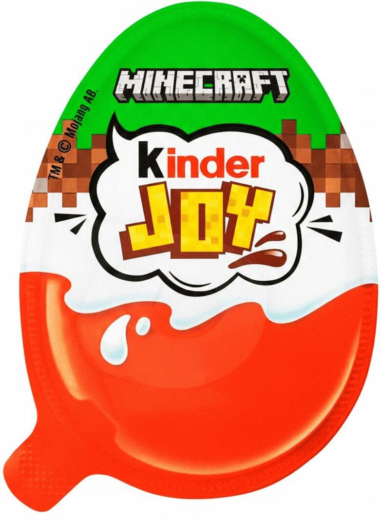 Kinder Joy Minecraft Chocolate Egg, 20 g