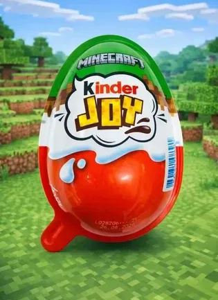 Kinder Joy Minecraft Chocolate Egg, 20 g - Image 2