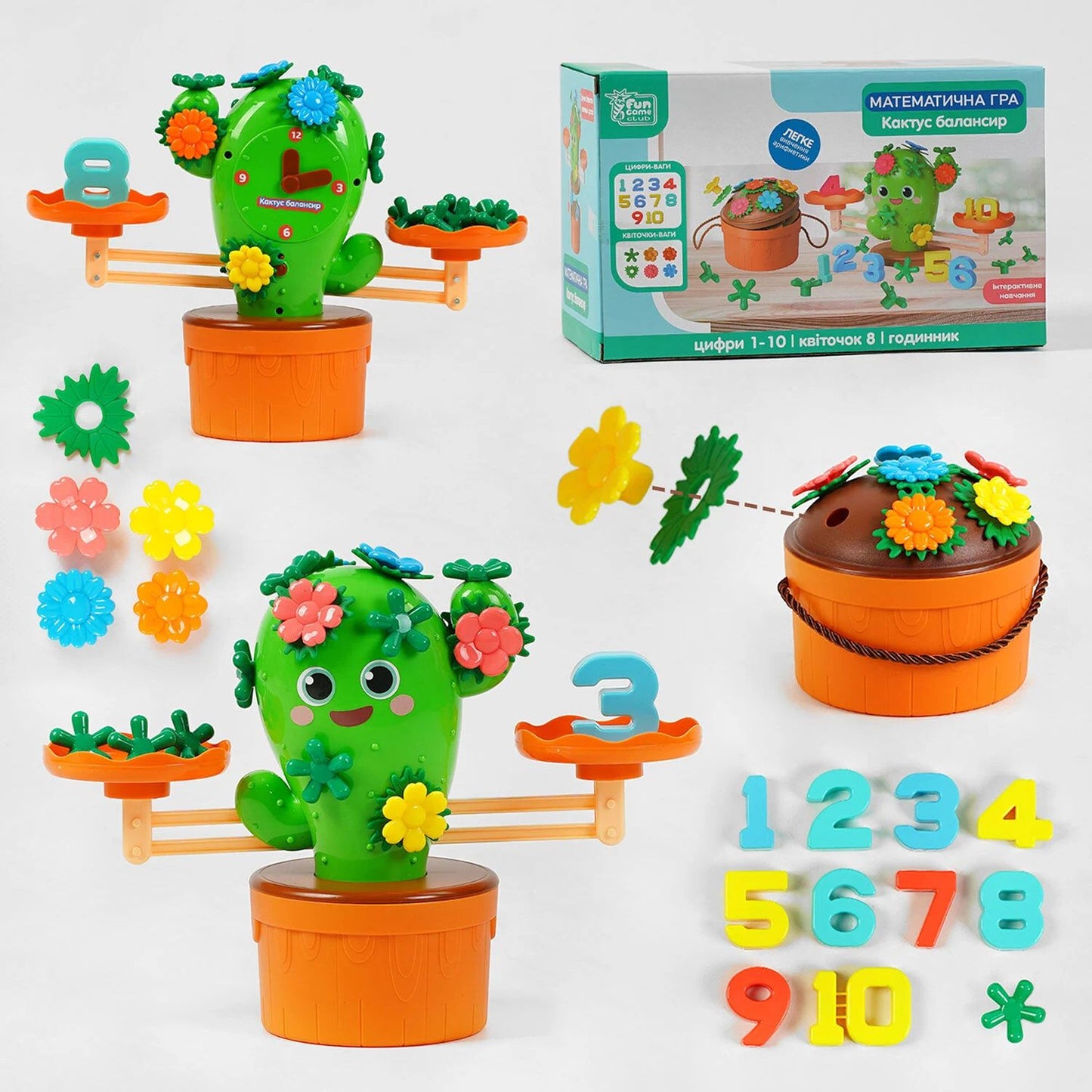 4 Fun Game Club Balancing Cactus 60829 Math Game