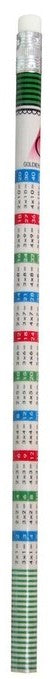 S16-2 Multiplication Table Graphite Pencil with Eraser