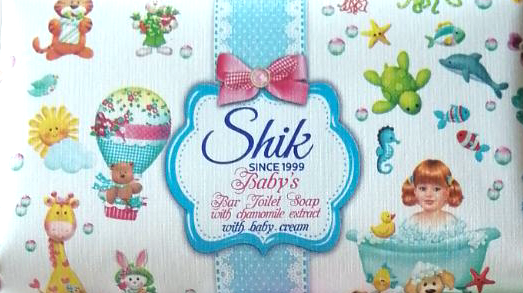 Shik Kids Bar Soap with Chamomile Extract & Baby Cream, 140 g