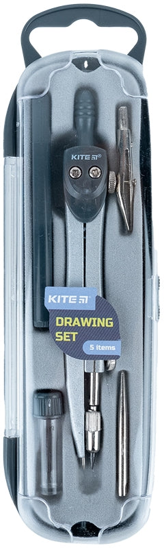 Kite K18-384-03 Geometry Compass Set, 5 pcs