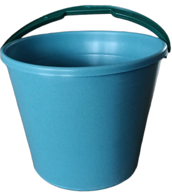 Plastic Bucket with Plastic Handle, 10 L