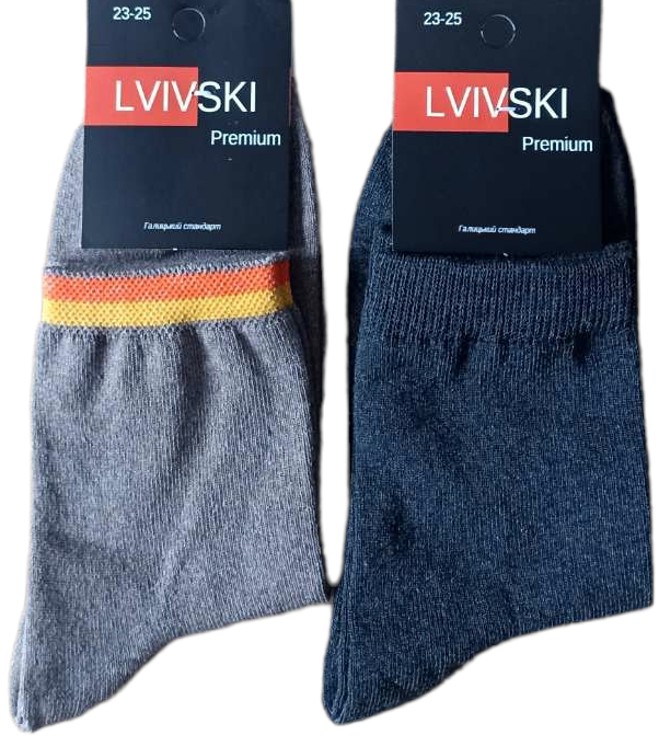 Lvivski Premium Long Socks, Size 23-25