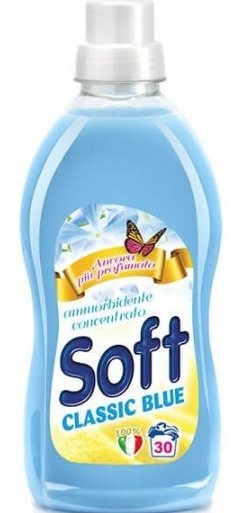 Soft Classic Blue Fabric Softener, 750 mL