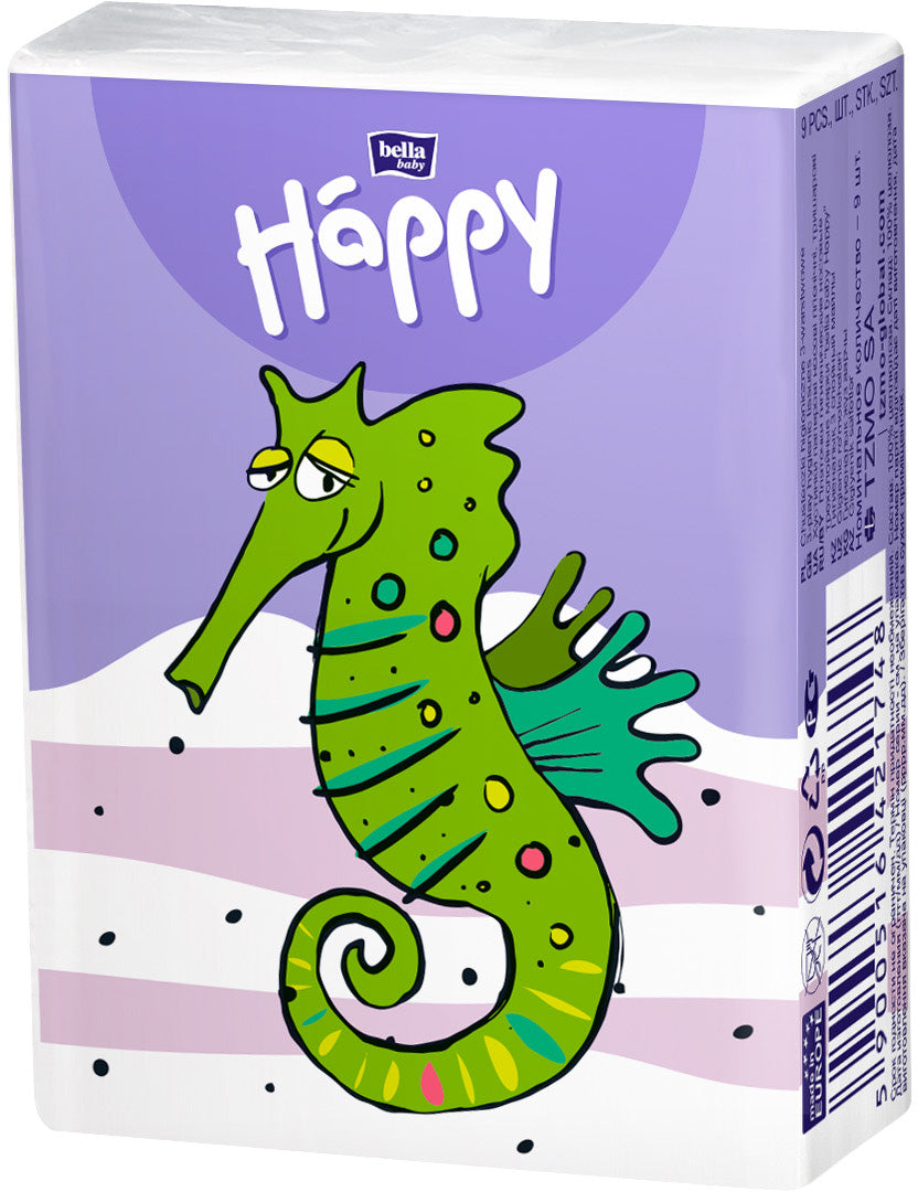 Happy Bella 3-Ply Facial Tissues, 9 pcs - Image 3
