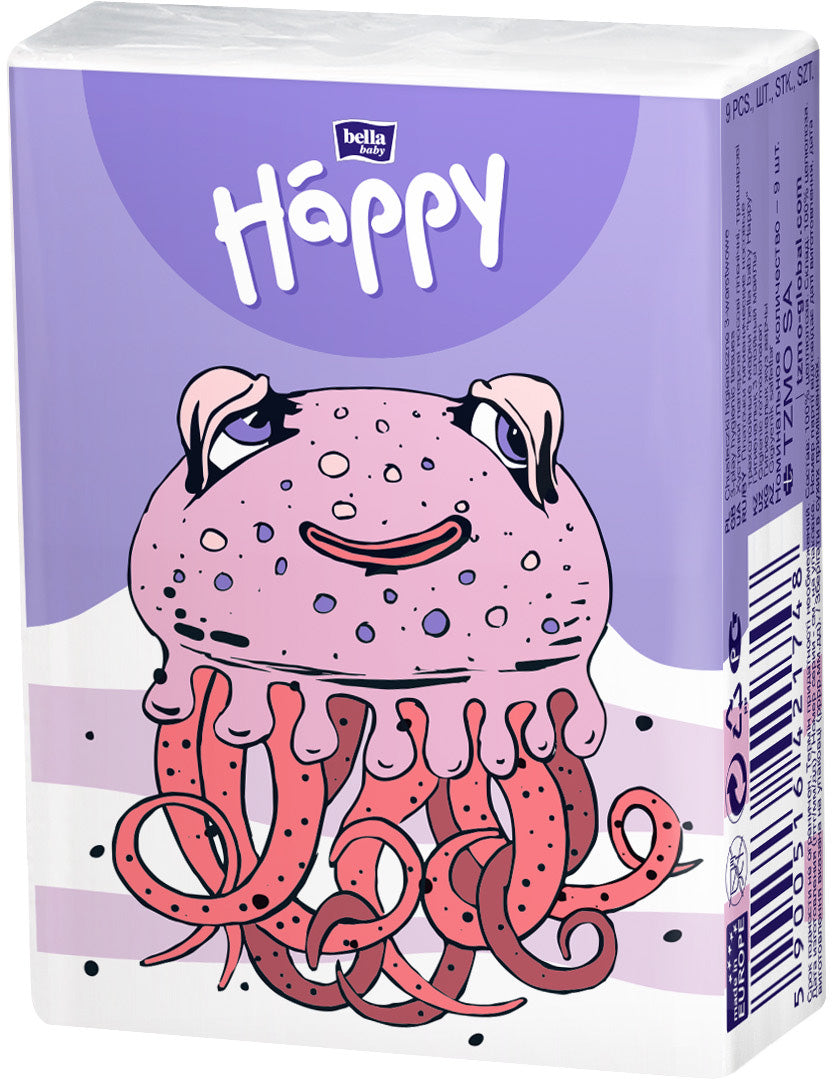 Happy Bella 3-Ply Facial Tissues, 9 pcs - Image 4