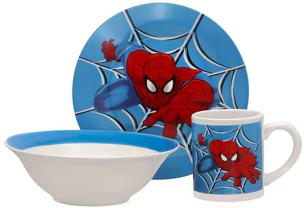 Interos TO-6 Spider-Man Kids Tableware Set