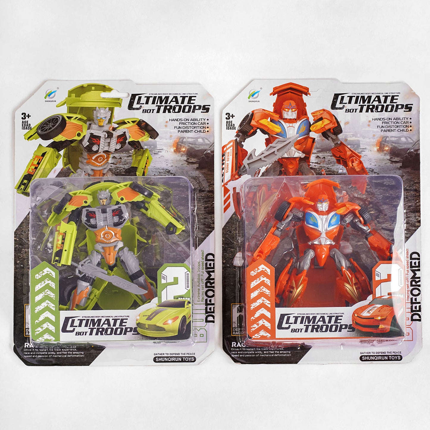 339-58 Ultimate Troops Bot Transformer Toy