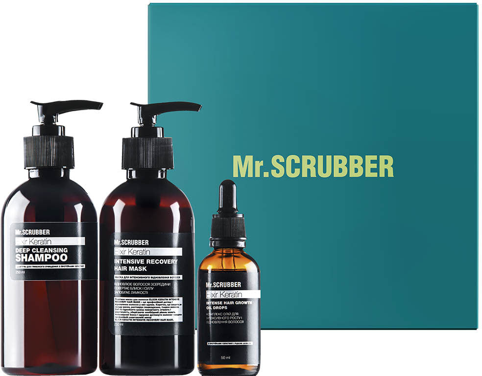 Mr.Scrubber Keratin Repair Women's Gift Set