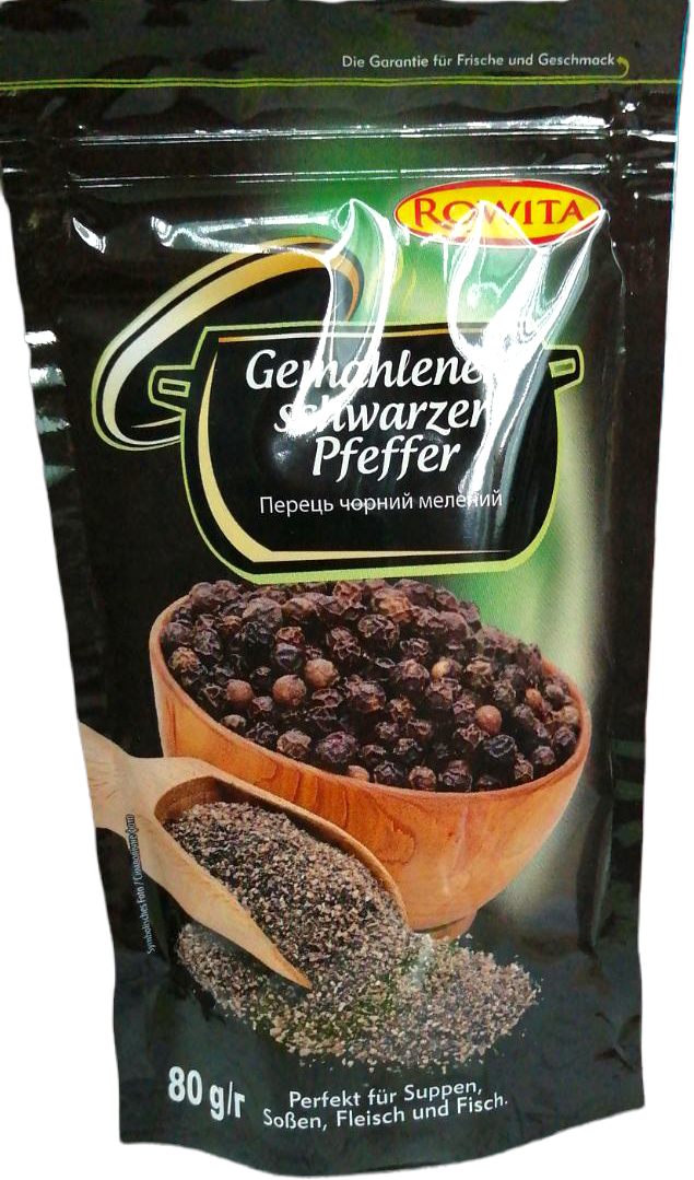Rowita Ground Black Pepper, 80 g