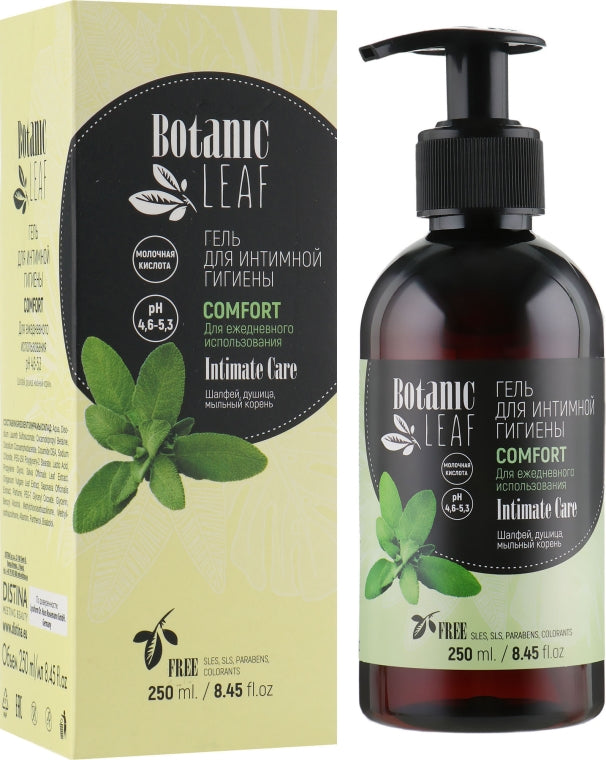 Botanic Leaf Comfort Intimate Wash Gel, 250 mL