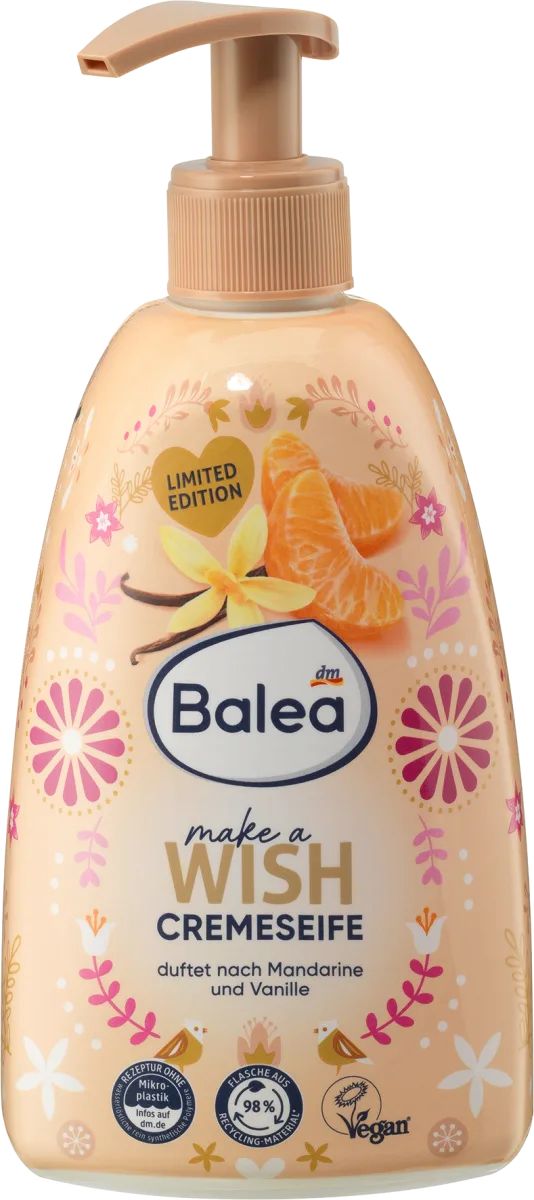 Balea Make a Wish Liquid Cream Soap with Pump, 500 mL