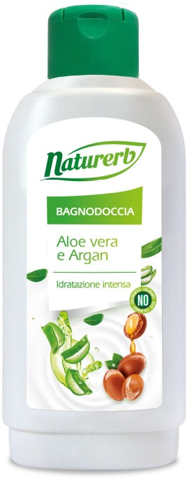 Naturerb Aloe Vera & Argan Oil Shower Gel, 1 L