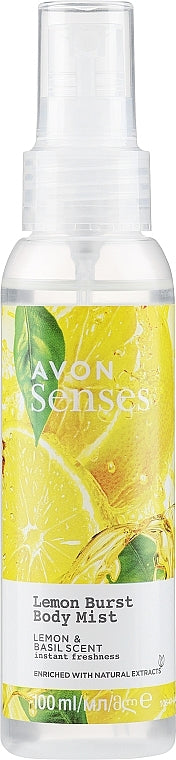 Avon Senses Lemon Burst Body Lotion Spray, 100 mL