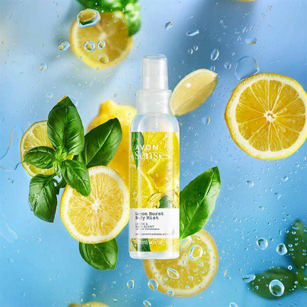Avon Senses Lemon Burst Body Lotion Spray, 100 mL - Image 2