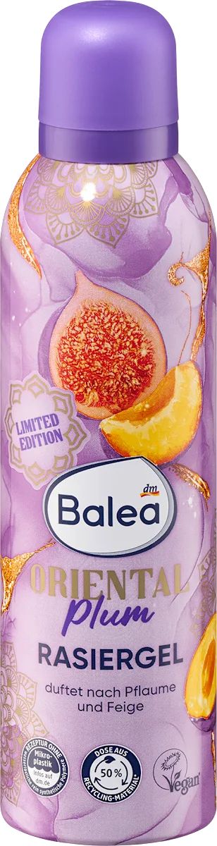 Balea Women's Shaving Gel Oriental Plum 200 mL