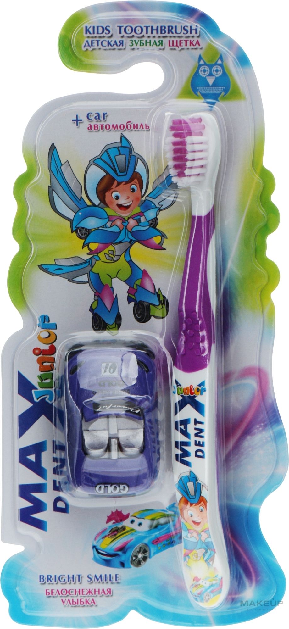 Maxdent Kids' Toothbrush with Car for Boys