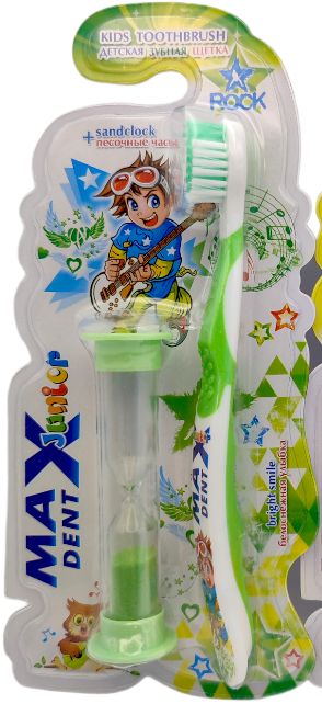 Maxdent Kids' Toothbrush with Hourglass