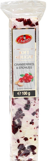Sir Charles Cranberry & Peanut Nougat, 100 g