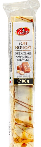 Sir Charles Salted Caramel & Peanut Nougat, 100 g