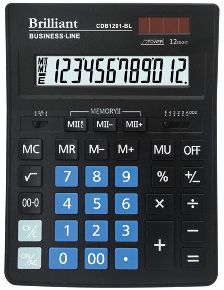 Brilliant CDB1201-BL Calculator