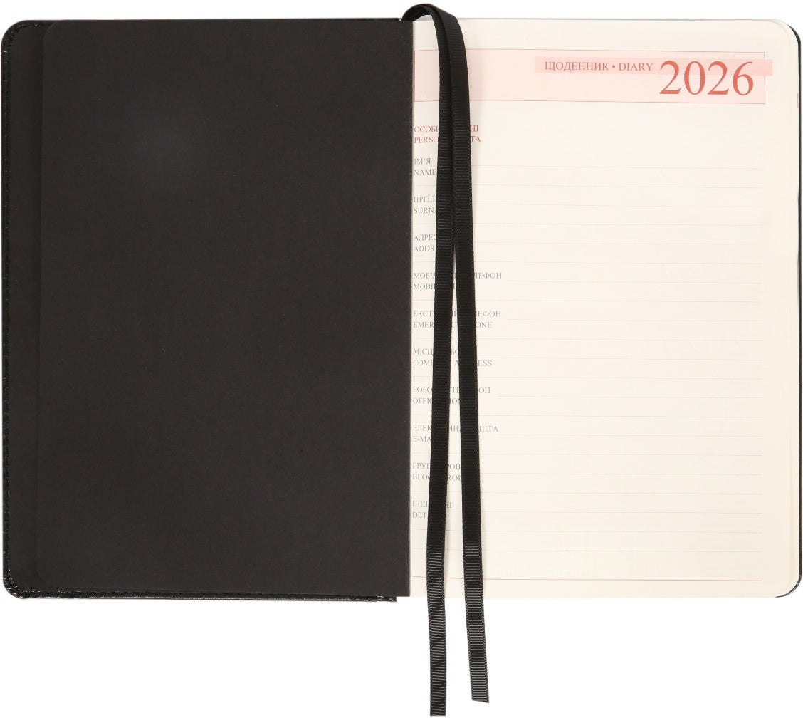 Leo Planner Legacy 252649 368 2026 A5 pages Black Business Planner - Image 3