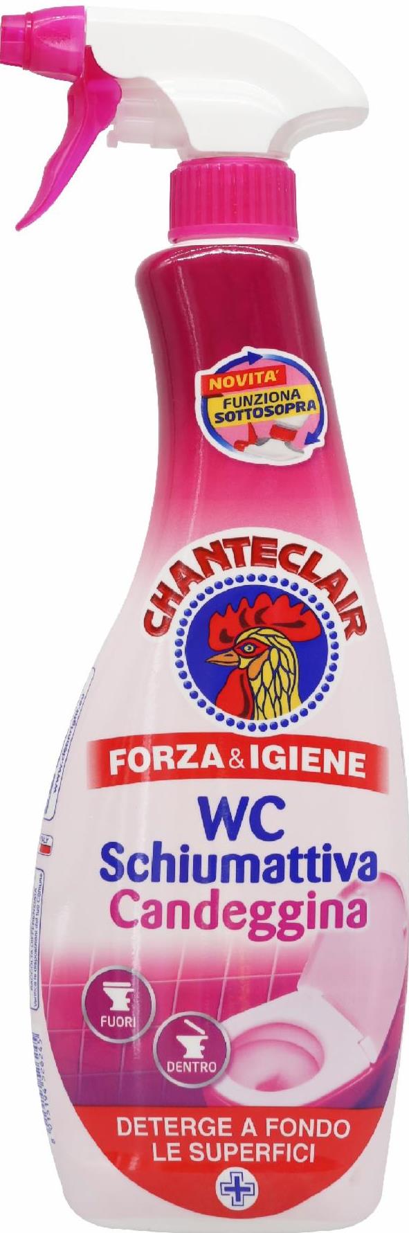Chante Clair Foaming Toilet Cleaner with Bleach Spray, 625 mL