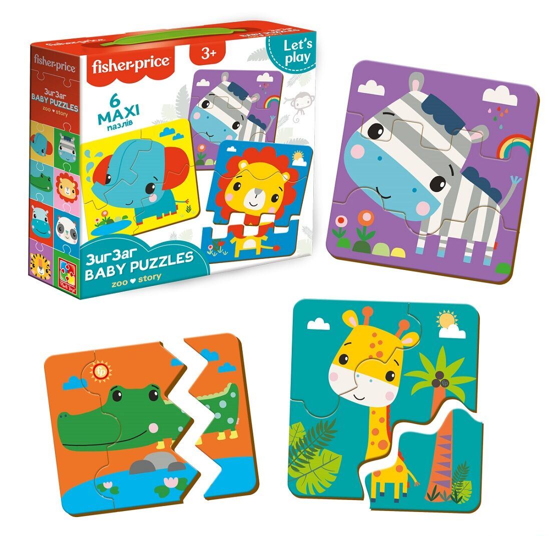 VT1722-07 Zigzag Zoo Baby Puzzle