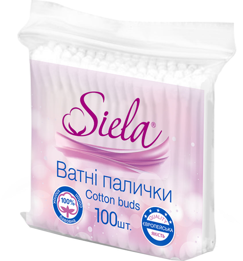 Siela Cotton Swabs, 100 pcs